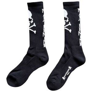 Mastermind World Front Skull Crew Socks Black